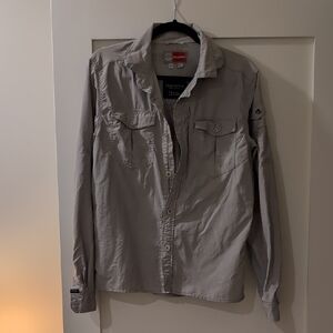 Craghoppers Nosilife Men's Light Gray Shirt Jacket